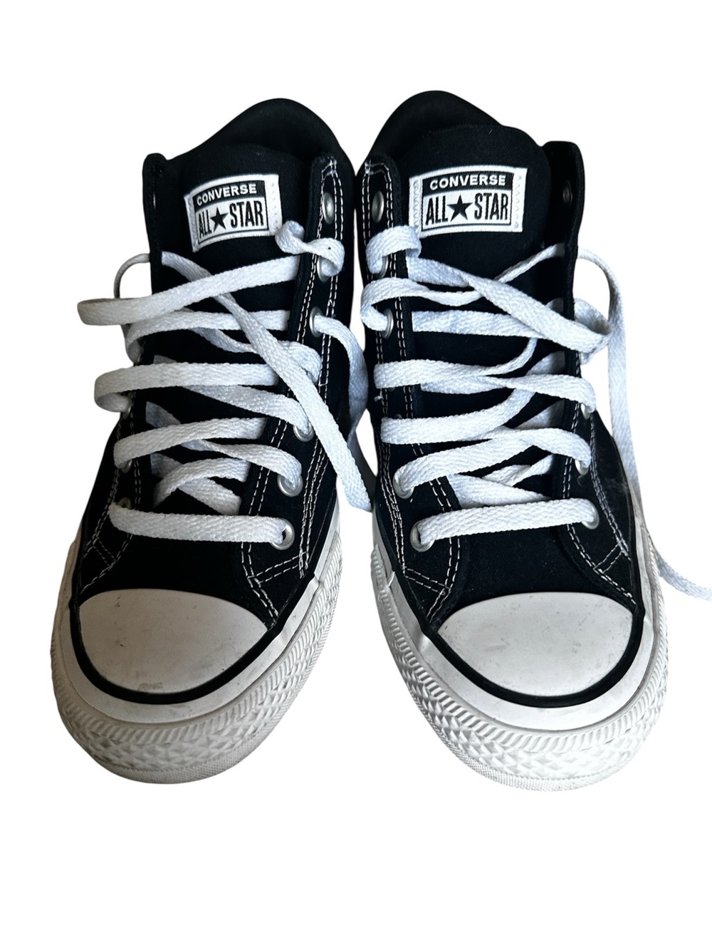 Converse Black and White Unisex High-Top Sneakers